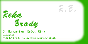reka brody business card