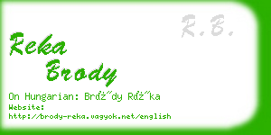 reka brody business card